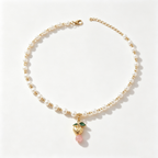 Sweet Strawberry Pearl Necklace