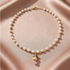 Sweet Strawberry Pearl Necklace